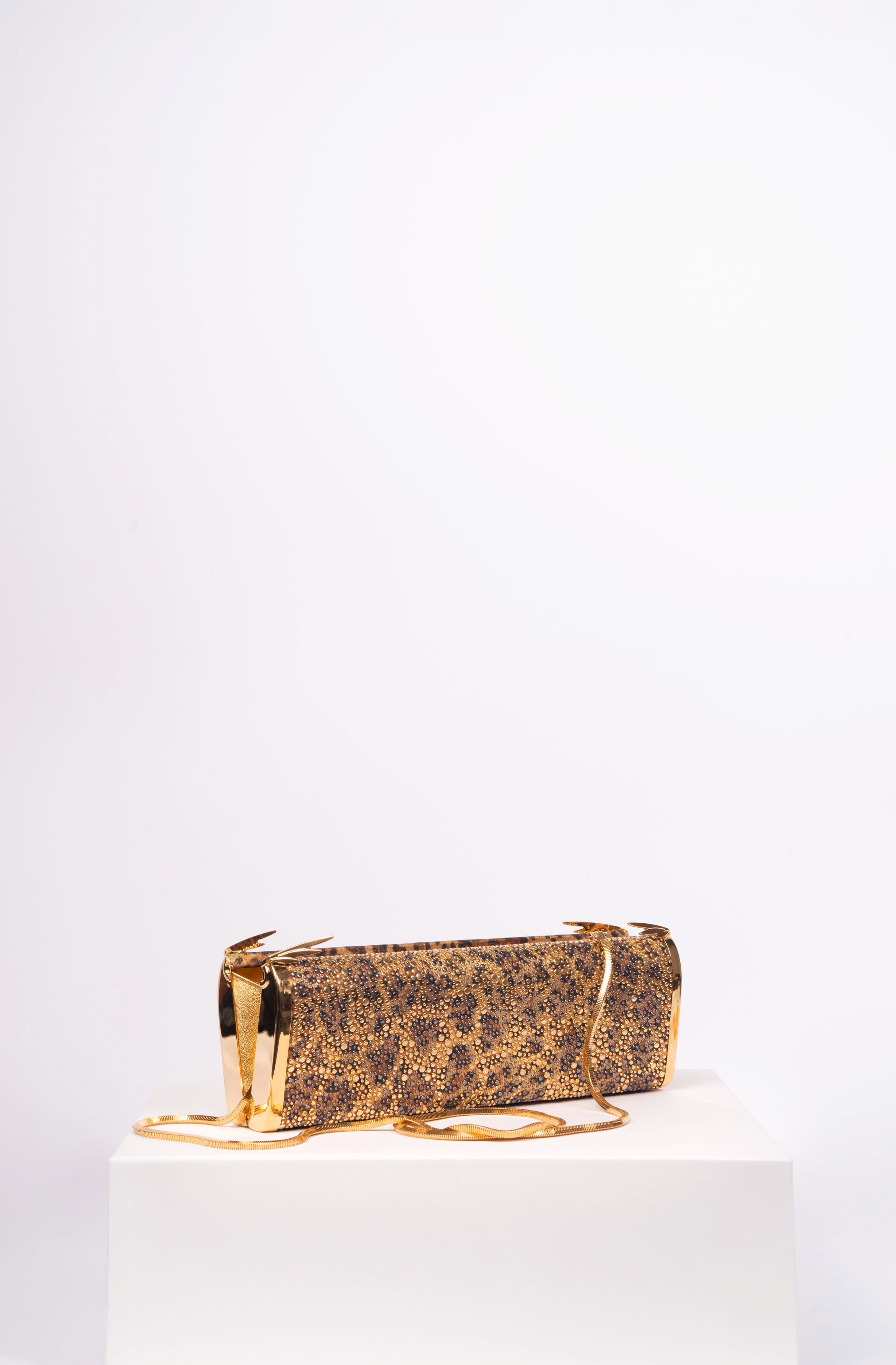 The Cecilia Clutch Bag in Leopard