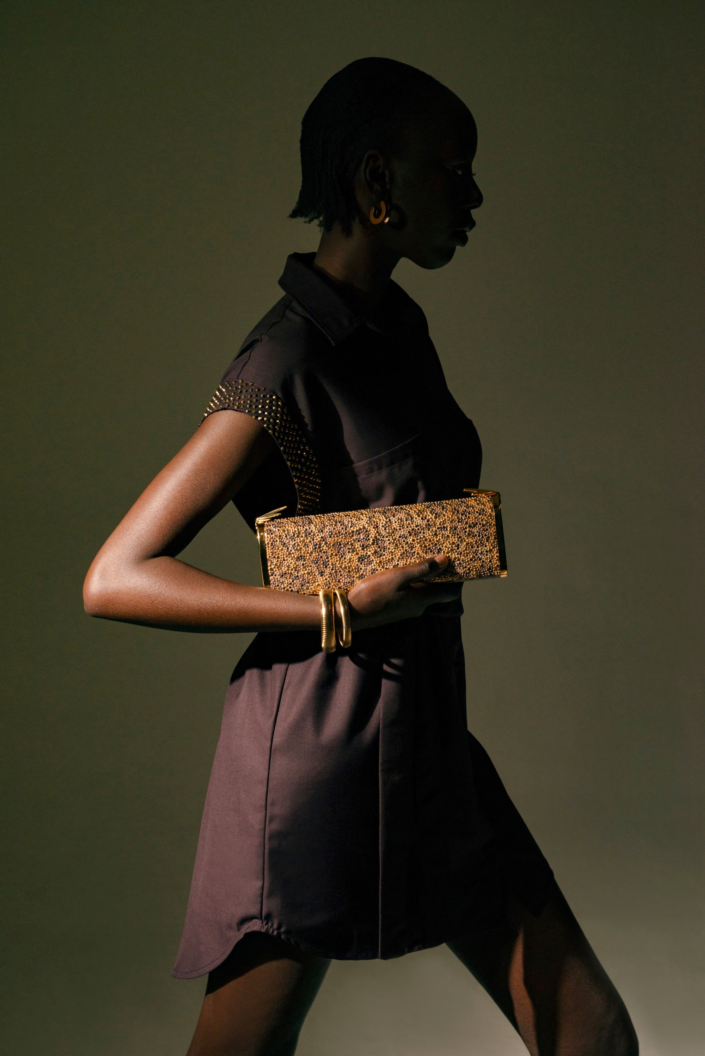 The Cecilia Clutch Bag in Leopard